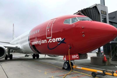 Der flød over to milliarder kroner ud af Norwegian i første kvartal. Siden har selskabet dog fået godkendt støtte fra den norske stat, og Norwegian holder dermed skinnet på næsen. (Arkivfoto)