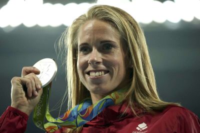 Sara Slott Petersen vandt OL-sølv i 400 meter hækkeløb for fire år siden i Rio de Janeiro. (Arkivfoto)