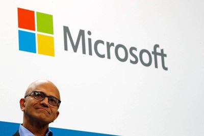 Microsoft kommer igennem januar, februar og marts med en omsætning på knap 240 milliarder kroner. (Arkivfoto).