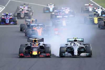 Lewis Hamilton, Kevin Magnussen og resten af Formel 1-feltet må køre for tomme tribuner, når årets ungarske grandprix efter planen finder sted i august. (Arkivfoto)