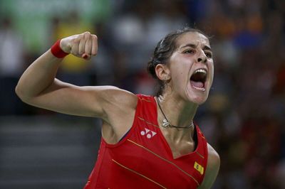 Den tredobbelte verdensmester i damesingle Carolina Marin har lagt navn til hallen i spanske Huelva, hvor næste års badminton-VM skal spilles. (Arkivfoto)