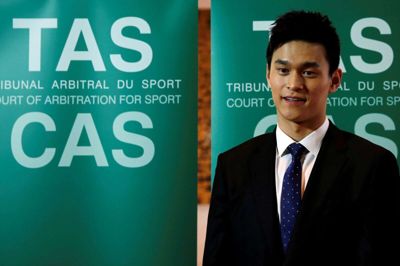Sun Yang og hans advokater har protesteret heftigt over sagen. (Arkivfoto.)