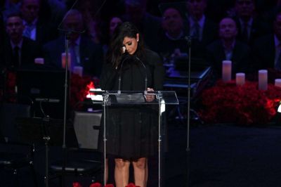 Vanessa Bryant mistede både sin mand, Kobe Bryant, og 13-årige datter, Gianna, i et helikopterstyrt tidligere i år. (Arkivfoto)