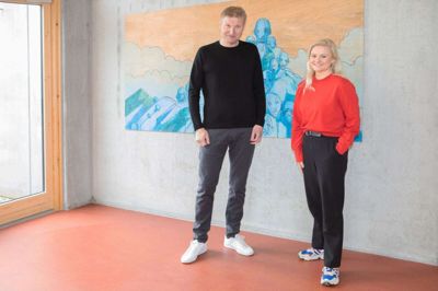 Både forstander Torben Østergaard, ISI, og danser Benedikte Rørbæk ser stort potentiale i den nye idrætslinje, ISI Dans, som tager mod de første elever næste sommer. Foto: privatfoto