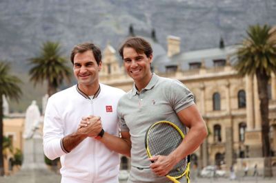 Det bliver tidligst i august, at Roger Federer og Rafael Nadal igen kan mødes ved en ATP Tour-turnering. (Arkivfoto).
