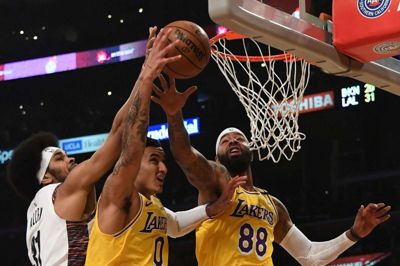 Los Angeles Lakers og de øvrige hold i NBA kan måske snart komme i gang igen efter en pause som følge af coronapandemien. (Arkivfoto).