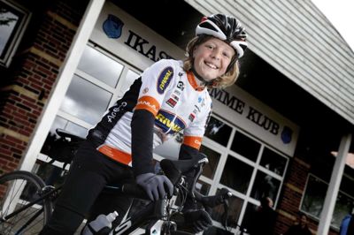 Malde Madsen er glad for sit valg om at begynde til triatlon. Sjældent har han oplevet så godt et sammenhold, fortæller han. I tiden træner holdet maks 10 personer samtidig. Foto: Henrik Ole Jensen