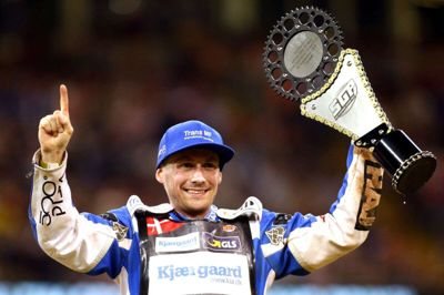 Leon Madsen vandt sidste år det britiske VM-grandprix i Cardiff. I år bliver det slet ikke afviklet.