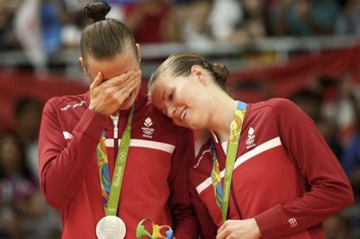 Kamilla Rytter Juhl og Christinna Pedersen nåede at vinde sølv ved både VM og OL, ligesom parret også vandt All England i 2018. (Arkivfoto)