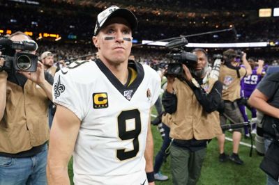 Drew Brees har undskyldt kritikken af knælende protester under NFL-kampe. Kritikken gav enormt bagslag på sociale medier. (Arkivfoto)
