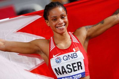 Salwa Eid Naser vandt suverænt VM-guld i 2019. (arkivfoto)