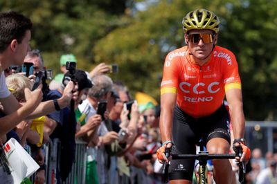 Greg Van Avermaet er den største profil hos cykelholdet CCC. Billedet her er fra sidste års udgave af Tour de France.