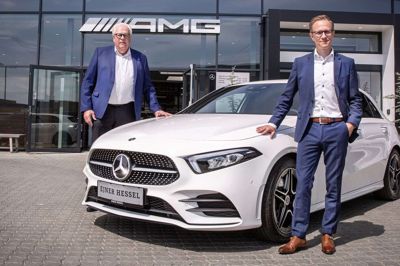 Bjarne Hessel stopper som administrerende direktør. Han overlader tøjlerne til sin svigersøn, 44-årige Benjamin Mahr. Foto: PR-Foto