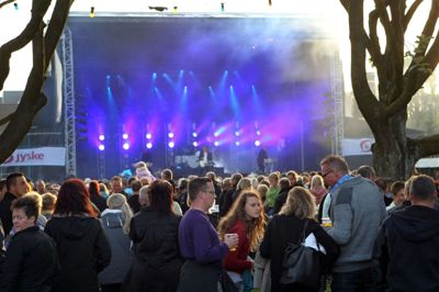 Der er lagt op til sommerfest, når blandt andre Carpark North, Kato og Rocazino optræder ved Ikast Musikliv fredag og lørdag. Foto: Flemming Hansen