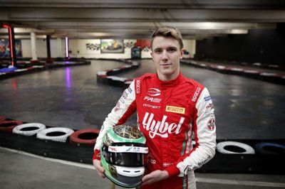 Frederik Vesti lå forrest, da lørdagens løb blev afbrudt i utide.