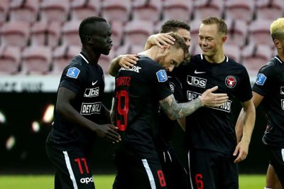 Ronnie Schwartz scorede på to straffespark mod FC Nordsjælland og skal måske kåres som Superliga-topscorer efter søndagens afsluttende kamp mod AaB. Foto: Tom Laursen