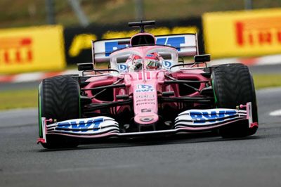 Sergio Perez kommer ikke i aktion i søndagens Formel 1-grandprix, efter at han er blevet testet positiv for coronavirus. (Arkivfoto)