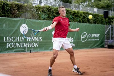 Holger Rune havde spillet sig frem til finalen, hvor han også fik en matchbold mod norske Durasovic. Det endte dog med et nederlag til nordmanden. (Arkivfoto).