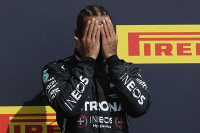 Søndagens sejr var Lewis Hamiltons syvende på Silverstone.