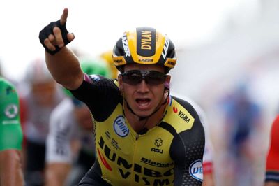 Jumbo-Vismas Dylan Groenewegen vandt 1. etape af Polen Rundt, men sejren blev skæmmet af det voldsomme uheld ved målstregen. (Arkivfoto)