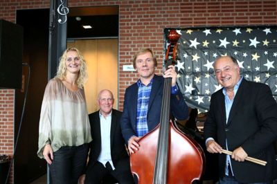 Jazz Janie og Jazz Pop trio spiller på bryghuset i Engesvang, torsdag 13. august. Foto: Privat