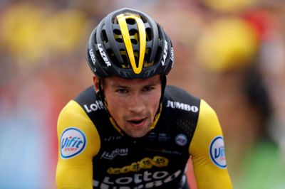 Primoz Roglic kan blandt andet skrive to etapesejre ved Tour de France på cv'et (Arkivfoto).