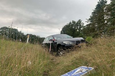 Ingen kom til skade ved uheldet på Ilskovvej, hvor flere lignende uheld på præcis samme sted har fundet sted i de seneste år. Foto: Mikkel Korsgaard Christensen
