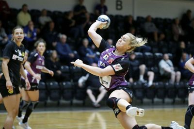 Vilde Ingeborg Johansen leverede en god præstation, da Herning-Ikast Håndbold tirsdag vandt i Arena Randers. Den norske stregspiller gjorde det især godt i det centrale forsvar. Foto: Tom Laursen (Arkiv)