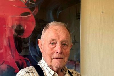 »Atomsmeden« Bent Christensen, Ikast, er død. Han blev 86 år. FOto: Privatfoto
