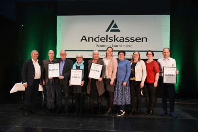 På de årlige aktionærmøder hylder Andelskassen hvert år år en række ildsjæle. Kandidater kan indstilles frem til nytår. Foto: Privat