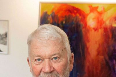 Erik Hansen holder foredrag om jazzen i Ikast. Foto: Privat