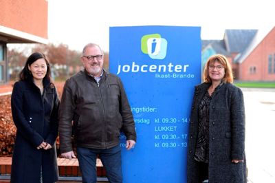 Fra venstre er det Kirsten York Helms, Heinrich Rune og Anette Mosegaard, der sammen udgår den konservative byrådsgruppe. Foto: Privatfoto