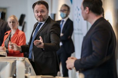 I begyndelsen af februar præsenterede klimaminister Dan Jørgensen (S) en aftale om ejerskab og konstruktion af energiøen i Nordsøen, som regeringen har indgået med et bredt flertal i Folketinget. (Arkivfoto)