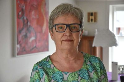 Birgit Worm Kristensen bor i Bording og har en fortid i ældreplejen. Foto: Laila Kempel