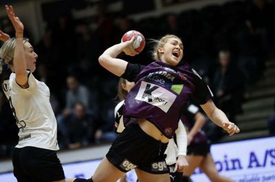 Vilde Johansen blev skadet under opvarmningen til onsdagens kamp mod Silkeborg-Voel. Foto: Flemming Hansen