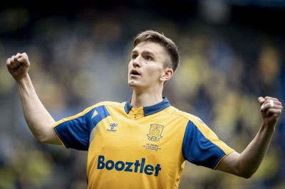 Superligatrænerne har kåret Mikael Uhre som forårets profil i Superligaen. (Arkivfoto)
