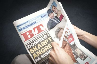 Læsere af B.T. får fremover serveret nyheder, sport og underholdning i lørdagsavisen, mens søndagsudgaven lukker, oplyser Berlingske Media. (Arkivifoto)