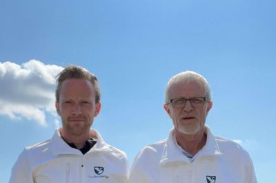 Nye Borgerlige har ikke tidligere været repræsenteret i byrådet i Ikast-Brande Kommune, men nu skal det være, mener de to kandidater Henrik Stenholdt (t.v.) og Bruno Ostenfeldt Jensen. Foto: PR-foto
