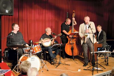 Red Hot Four+1 er navnet på dagens orkester til Bakkehusets Frokostjazz på lørdag. Foto: Privatfoto
