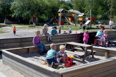 Frisenborg og Svaneparkens Børnehus er en af de institutioner, der deltager i projektet. Foto: Privatfoto