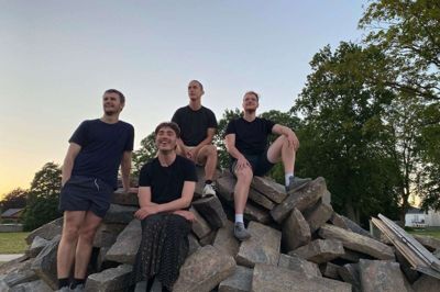 Rusten Hverdag er Ikasts helt eget boyband. Foto: privatfoto