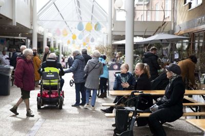 Flere tusinder mennesker var i løbet af søndagen forbi forårsmessen i Strøgcentret.