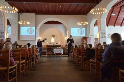 500 skolebørn lærte om påsken på en sjov måde. Foto: Privatfoto