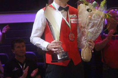 Kasper Kristoffersen nåede helt til finalen i EM i 5-kegler i Randers. Foto: Privatfoto
