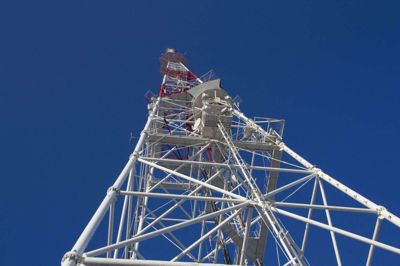 Der er en ny telemast på vej til Bording-området.Foto: Privatfoto
