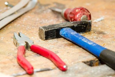 Ildsjæle fra repaircafe i Nørre Snede kommer med inspiration til ildsjælene fra Ikast til næste møde i projektgruppen »Sammen om verdensmål«. Foto: Privatfoto