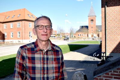 Hans Gjørup er ny- og genvalgt formand for menighedsrådet ved Ikast Kirke. Foto: Troels Witter
