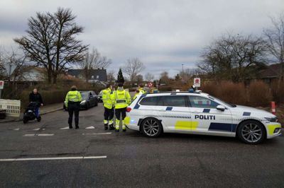 I januar var Skovbrynet for første gang udsat for et gasudslip - billedet her er fra den begivenhed. Mandag var den så gal igen - ligeledes på Skovbrynet. Foto: MErete Riis Jensen