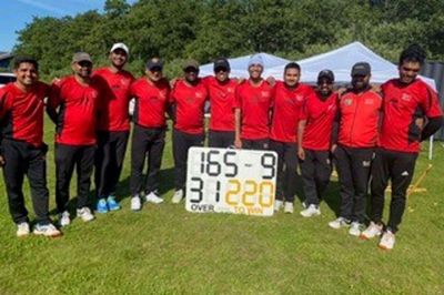 Ikast-Brande Cricket klub har med sin seneste sejr placeret sig på trejdepladsen i 3. dvision. Med fire kampe tilbage forventer de at slutte i toppe. Foto: Privat Foto