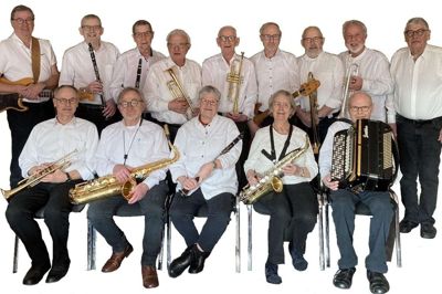 Engesvang Senior Orkester - ESO underholder i Bording forsamlingshus i næste uge. Foto: Privatfoto